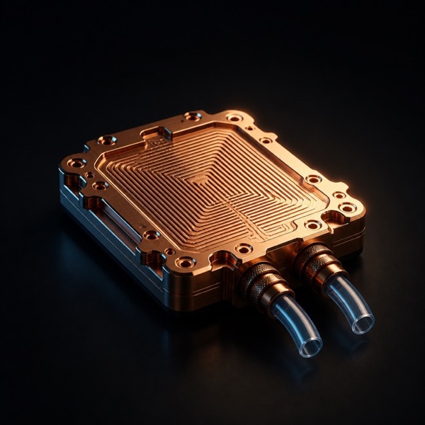 Custom CNC copper cold plate (China factory)